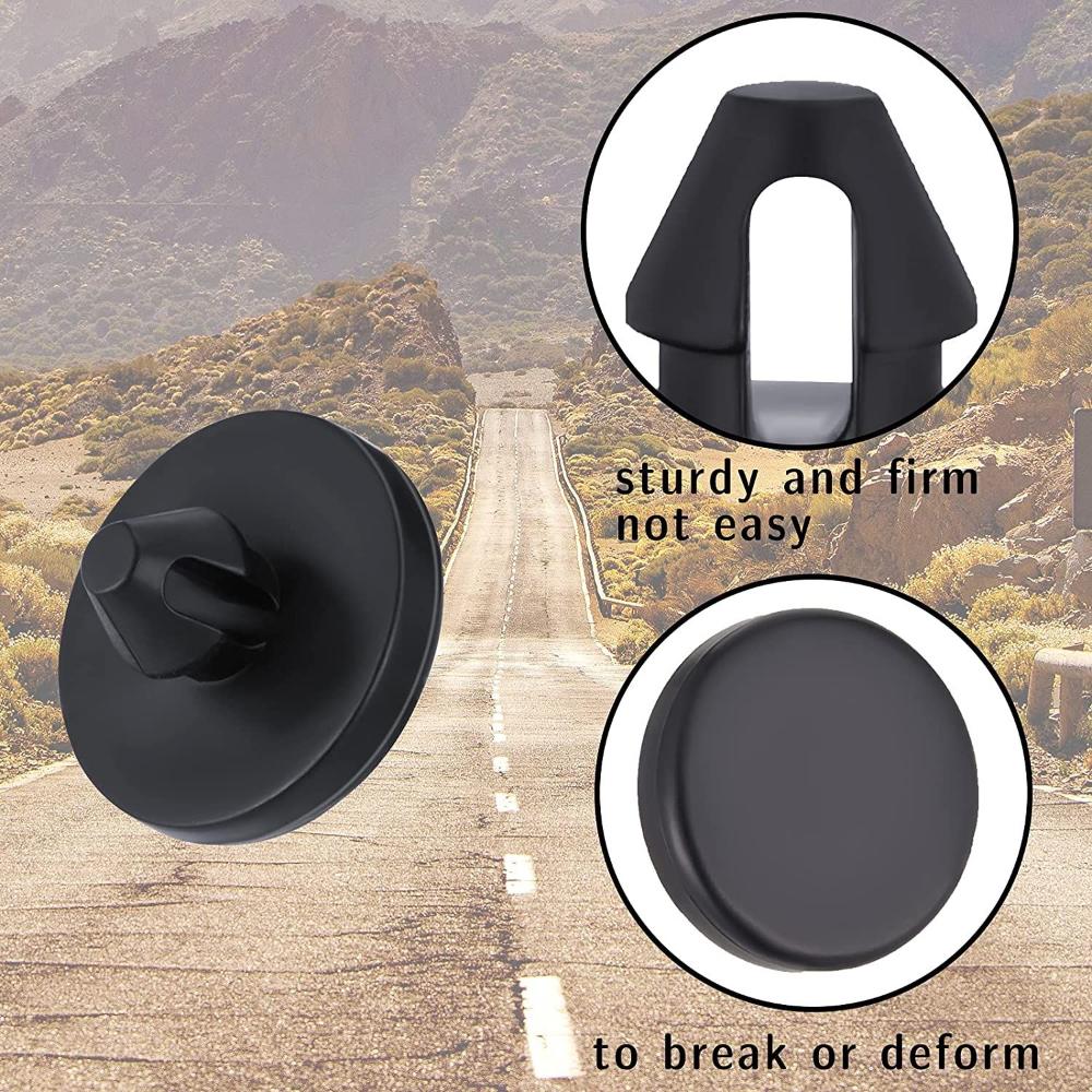 10Pcs Black Parts Lamp Brake Light Switch Stopper Cushion Clutch Brake Pedal Pad