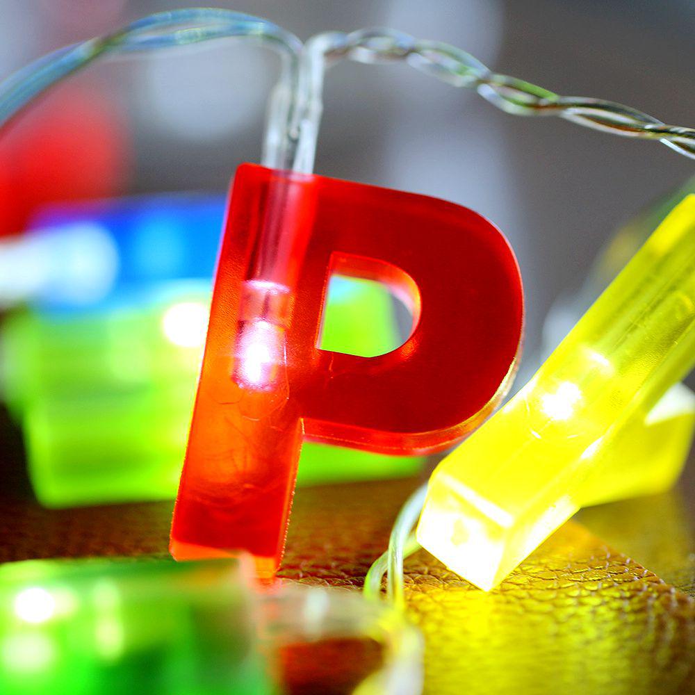 Креативные гирлянды на день рождения - Украшение в виде букв «С днем рождения» для вечеринок и баров