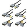 Кабель-удлинитель USB 3.0 5 Гбит/с с адаптерами под прямым углом 90 градусов, 5 вариантов направления для устройств в тесных пространствах