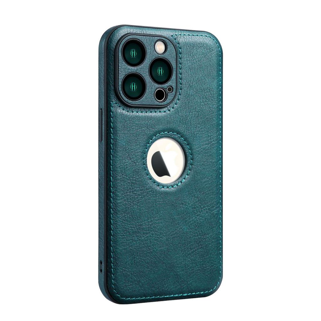 Кожаный чехол для iPhone 15 Pro с дизайном Romax, полная защита для iPhone 14 и 11.