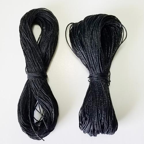 Смешанные 100% льняные вощеные веревки, 25–50 м/лот, высокопрочные водонепроницаемые шнуры для ручной работы своими руками