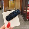 Корейская Мода Стразы Брошь Капля Квадрат Простые Блестящие Заколки для Волос Челка Органайзер Зажимы Женские Аксессуары для Волос
