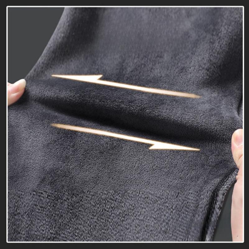 Men's Casual Pants, Autumn and Winter Fleece Pants, Straight-leg Loose Long Pants, Sports Pants for Men