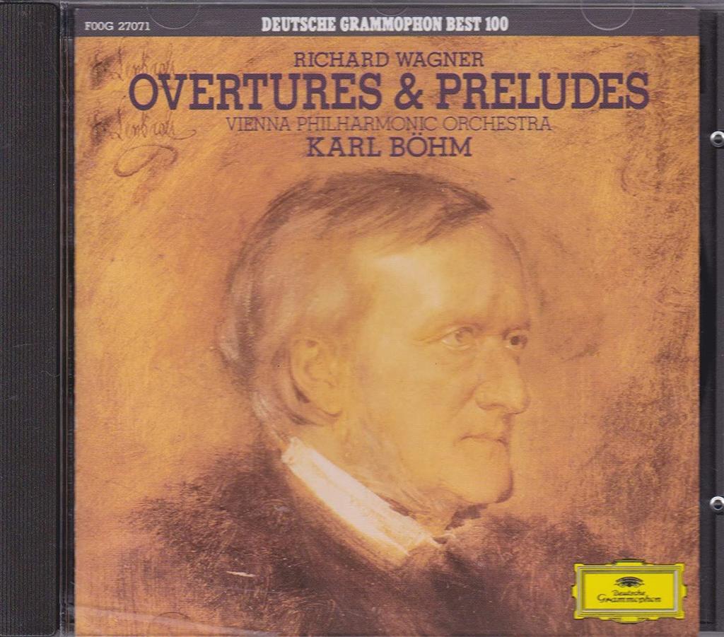 CD RICHARD WAGNER Wagner Overture Prelude F00G27071 Japan Classical Used