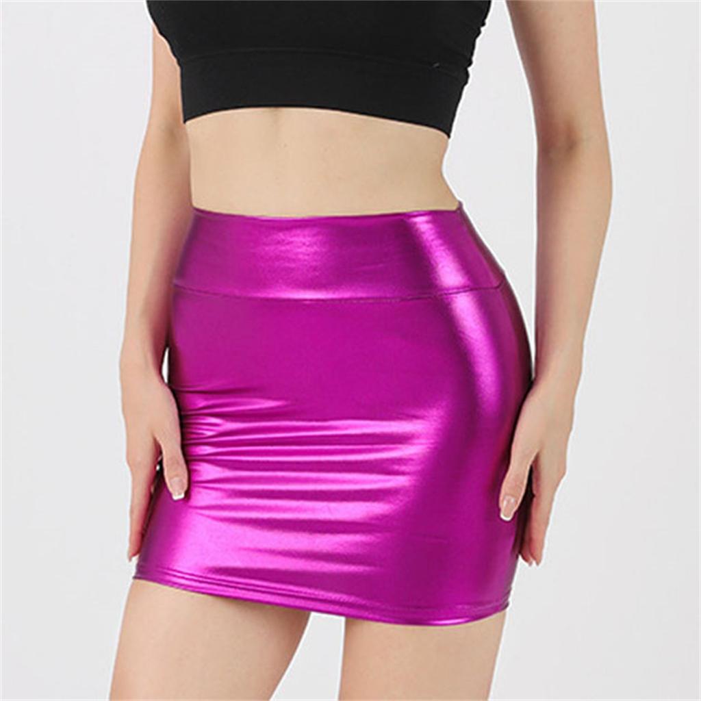 Женская повседневная мода яркая короткая юбка на бедрах сексуальная юбка