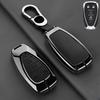Leather Zinc Alloy Car Key Fob Case Cover For Chevy Malibu Camaro Cruze Equinox