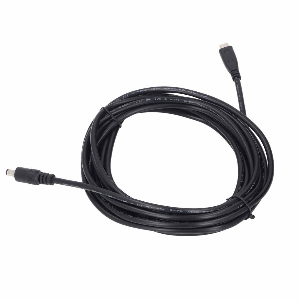 Type C To DC Satellite Power Cable PVC Water Resistant Satellite Antenna Cable Extension for
