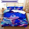 Sonic Adventure Design Bed Bedding Set 1 Duvet Cover + 2 Pillowcases Soft Breathable Household Bed Linens