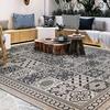 Balcony Outdoor Carpet Non-slip Dirt-resistant Floor Mat Retro Geometric Pattern Large Size Rug Courtyard Garden Decoration Mats