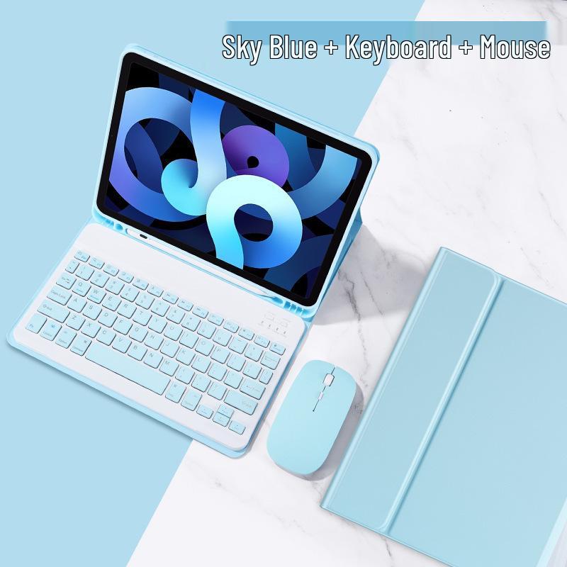 Чехол-клавиатура для iPad 10.2/Pro 11, силиконовые и кожаные чехлы для Air 4. Подходит для 9,7-дюймовых Air и Air 4.