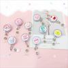 Students Cartoon Nurse Doctor ID Card Clips Badge Holder Name Card Holder Retractable Badge Reel