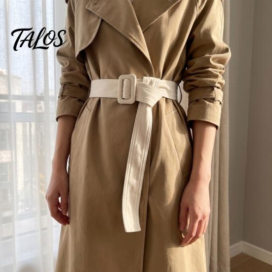 Windbreaker Waist Band Women Belt, Trench Coat 63 Inch Replacement Fabric Solid Color Belt Strap for Dress Robe Shirt Overcoat Durable Canvas
