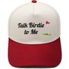 Talk Birdie to Me Truck Driver Hat Embroidery Color Matching Baseball Cap Men's and Women's Outdoor Sports