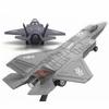 Сплавной Большой Инерционный Модель Истребителя F-35 Музыкальный Светодиодный Самолет Игрушка Подарок
