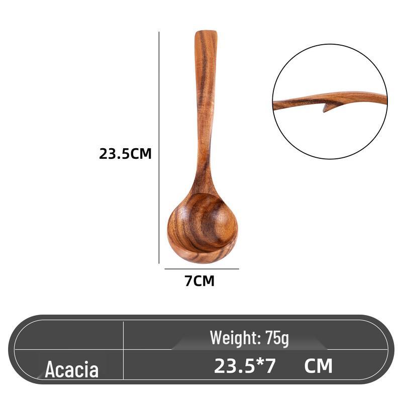 Acacia Wood Salad Utensil Set