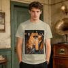 Pomeranian Drinking Iced Coffee Funny Dog Lover Animal Meme Tshirt Bgwrmcj Cotton T Shirt For Unisex Beach Classic Tshirts Tops