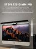 HOMEFISH 50cm Monitor Light Bar USB Desk Lamp Stepless Dimming Screen Hanging Reading Light for Study Table Top