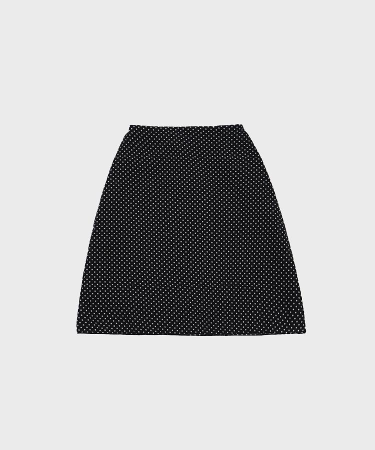 Cookies And Dot Midi Skirt_Black