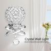 Modern Crystal Wall Lamp Bedside Night Light Bedroom Living Room Hall Lighting