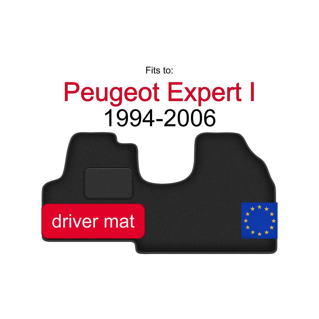 Velour Driver Floor Mat For Fiat Scudo I Van (1994-2006)