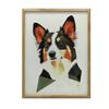 Plakat Uroczy Border Collie Plakat Uroczy Border Collie, 60X90 Cm, Rama Aluminiowa Złota, Papier Matowy 230 Gsm