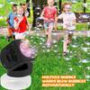 90 ° Rotating Head+10 Hole Spray Bubble Floor Fully Automatic Bubble Machine Wedding Outdoor Activities No Battery Bubble Water