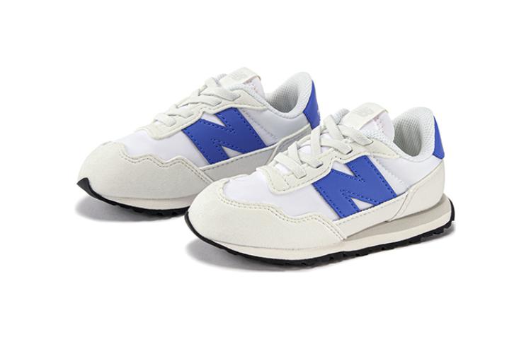 New Balance NB 237 Низкие Беговые Кроссовки Бело-Синие Для Младенцев и Малышей IH237BQ