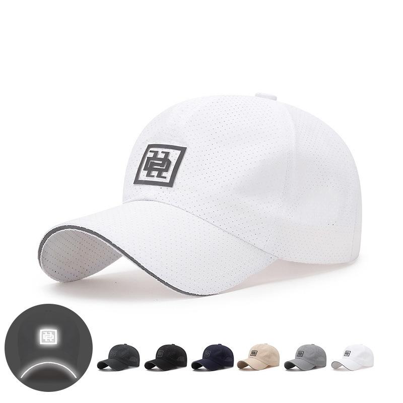 Summer Outdoor Baseball Cap Lightweight Reflective Sports Quick-Drying Baseball Caps Golf Fishing Running Cap Visor Panama Hat