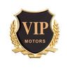 1 шт. Автомобильные наклейки креативная индивидуальность VIP логотип автомобиля VIP текстовая отметка боковая отметка декоративная наклейка модифицированная металлическая наклейка на заднюю часть