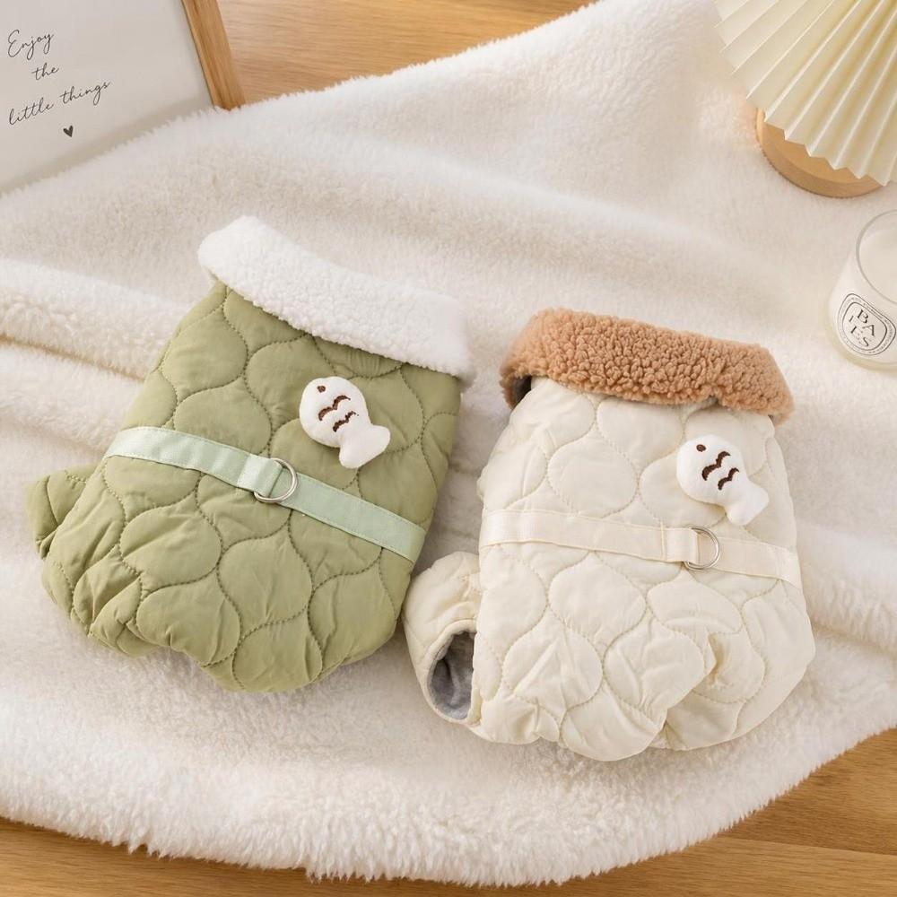 Windproof Dog Warm Clothes Winter Dog Vest Coat Fashion Dog Hiking Jacket for Small Medium Dog
