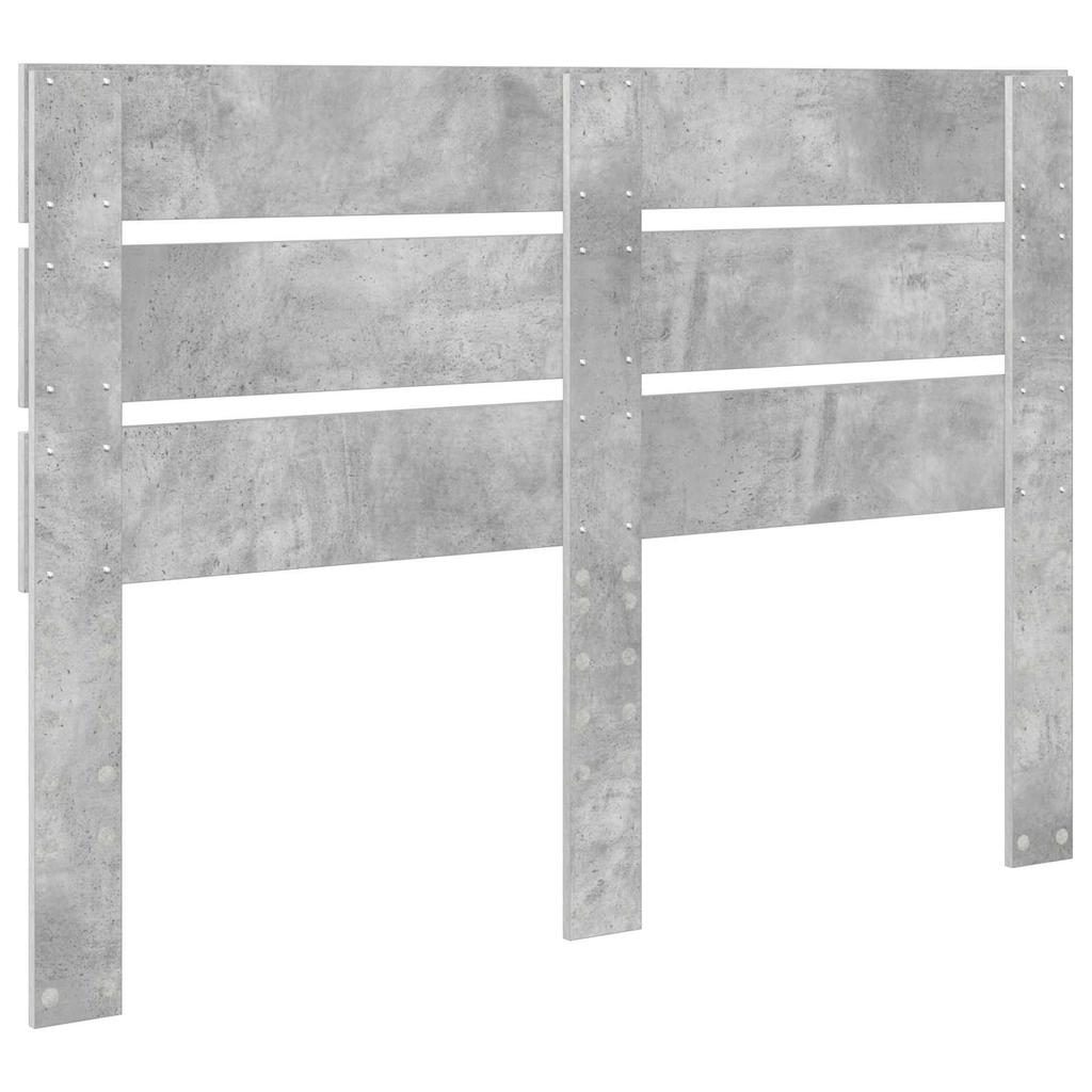 Headboard Concrete Grey Engineered Wood