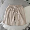 2022 Summer Men's Loose Trendy Solid Color Three-Quarter Beach Shorts