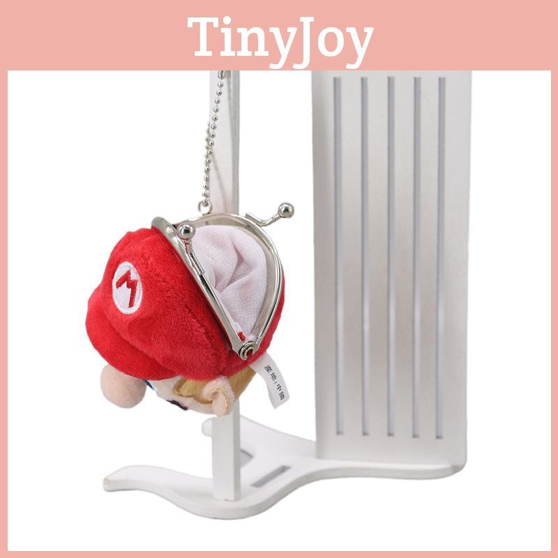 Супер Мягкая Плюшевая Кошелек для Монет Super Mario Очаровательный Плюшевый Брелок