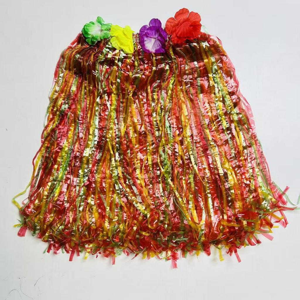 Костюм для карнавального бала, танцевальный костюм, комплект травяной юбки, детская травяная юбка