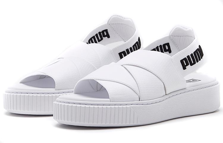 Puma Женские спортивные сандалии на платформе Trace Sports 'Белый Черный' 365478-02