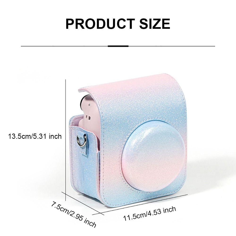 Для Fujifilm Instax Mini 12 Сумка для хранения Защитный чехол Чехол для моментальной камеры Цветной Дорожный Мягкий Ударопрочный Чехол