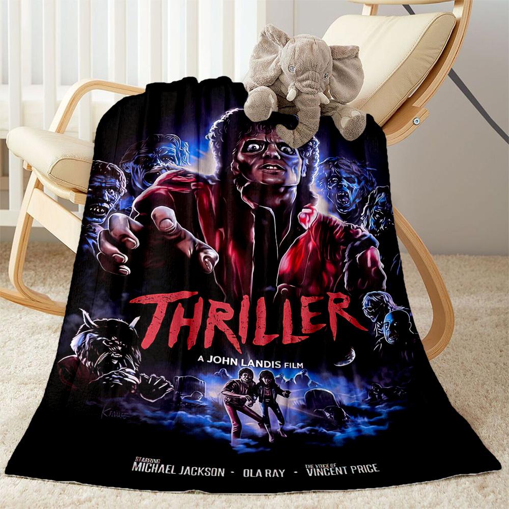 Michael Jackson 189 Blanket Warmthful Decor Great for Picnics Chair Livingroom Four Seasons Multipurpose Digital Print