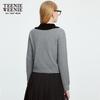 Teenie Weenie Women's Retro Polo Collar Knit Cardigan