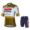 Soudal Quick Step Велосипедная Одежда Дорожный Велосипед Одежда для Гонки Быстросохнущий Мужской Велосипедный Комплект Джерси Ropa Ciclismo Maillot Hombre