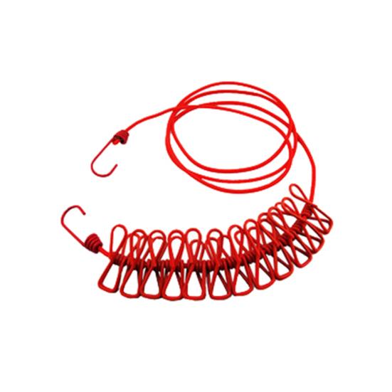 Ветрозащитная уличная вешалка для белья, дорожная веревка для сушки белья с 12 зажимами