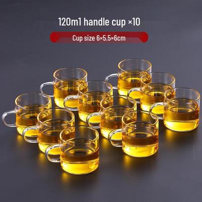 120 мл Термостойкие стеклянные чашки для чая (10-Pack)
