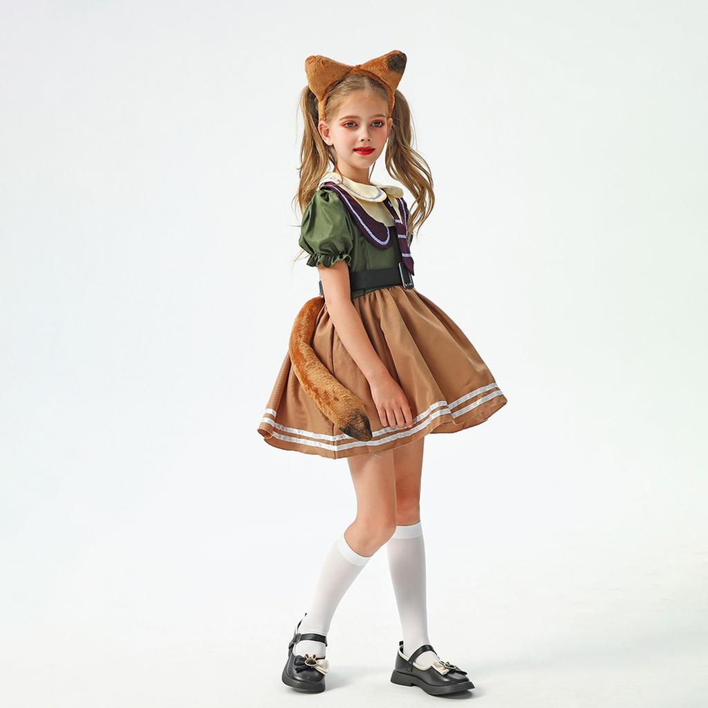 Детский костюм Костюм невесты-зомби для косплея Костюм для выступления Маскарадный костюм