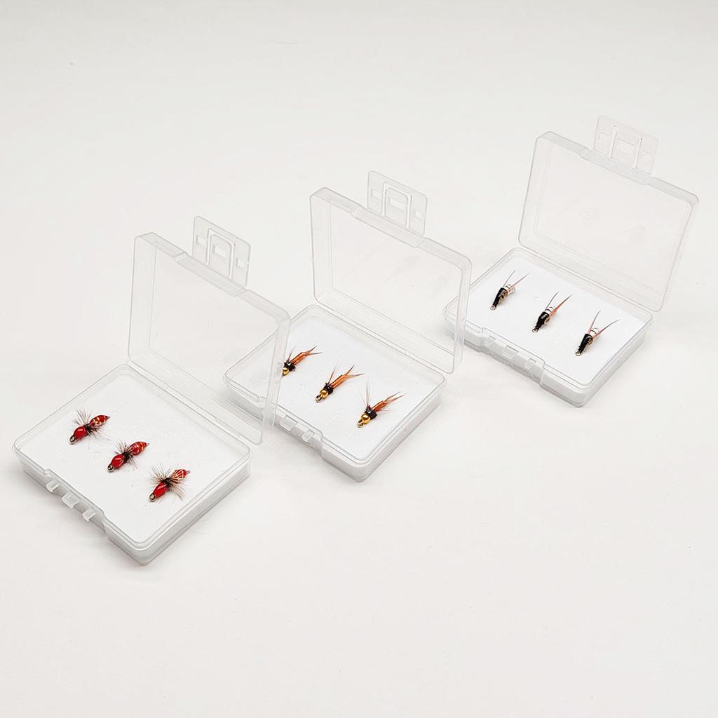 Fly Fishing Bait-3Box Bundle(Total 9Pcs Flies)Fly Fishing Artificial Wet Flies Nymphs Bait for Trout Artificial Fishing Lures