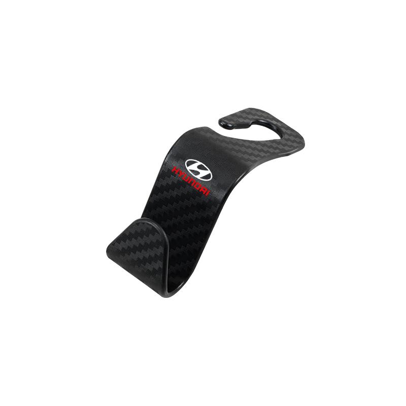 Auto LOGO Auto Seat Headrest Hook Storage Hanger Car Holder For Hyundai Tucson Accent Elantra Santa fe Sonata ix25 ix35 R8