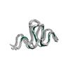 Зажим для волос Wind Bending Green Snake Grab Clip Female Premium Sense Extra Large Hair Volume Spinner Back Head Disc Hair Clip Shark