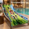 One Piece Custom Name Beach Towel Large Soft Towel for Indoor Bathroom Outdoor Beach