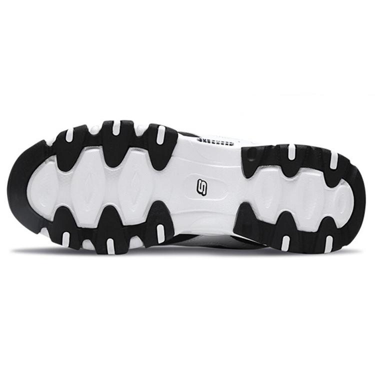 Skechers D'lites Gs Белый/Черный Женские 99999069-BKW