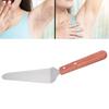 Multifunctional Stainless Steel Waxing Spatulas Hair Removal Sticks with Wooden Handle