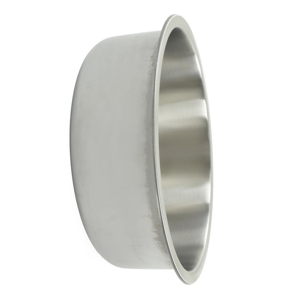 RV Round Sink Wash Basin 304 Stainless Steel 400x400x160mm Rust Resistant Large Capacity for Yacht Motorhome