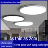 2cm Minimalist LED Ceiling Lamp: Garden-Inspired Living Room & Bedroom Light with Stepless Dimming
